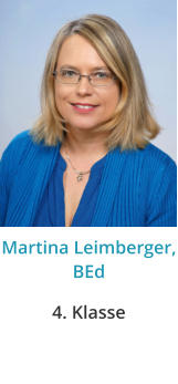 Martina Leimberger,BEd 4. Klasse