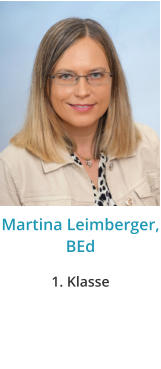 Martina Leimberger,BEd 1. Klasse