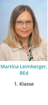Martina Leimberger,BEd 1. Klasse
